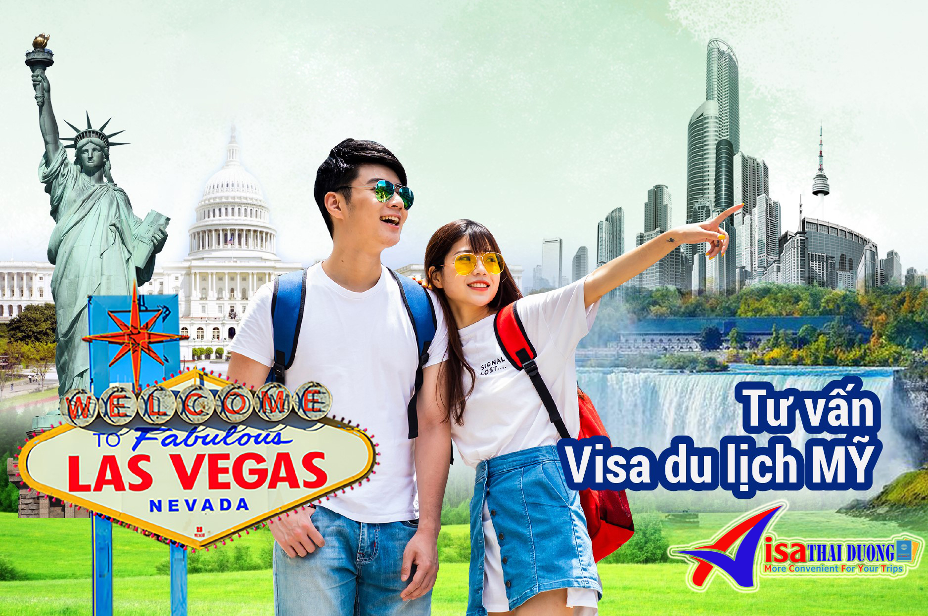 LIÊN TUYẾN MỸ (ĐÔNG - TÂY): NEWYORK - PHILADELPHIA - WASHINGTON DC - NIAGARA FALLS - BOSTON - LOS ANGELES - LAS VEGAS